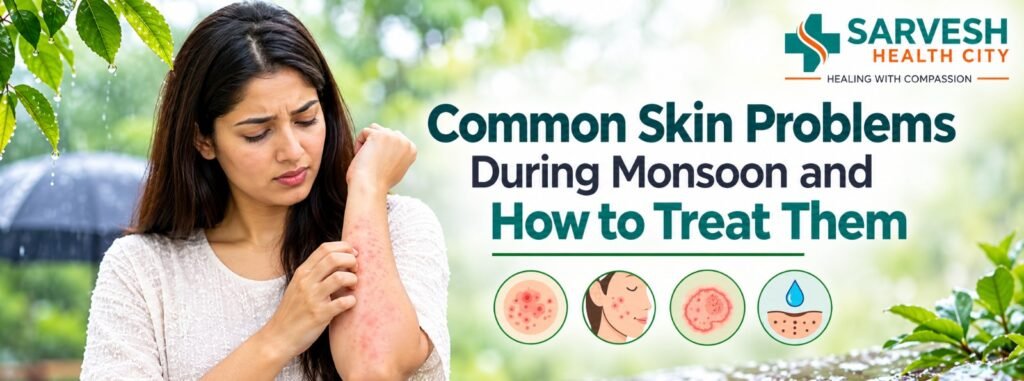 Common Skin Problems During Monsoon and How to Treat Them